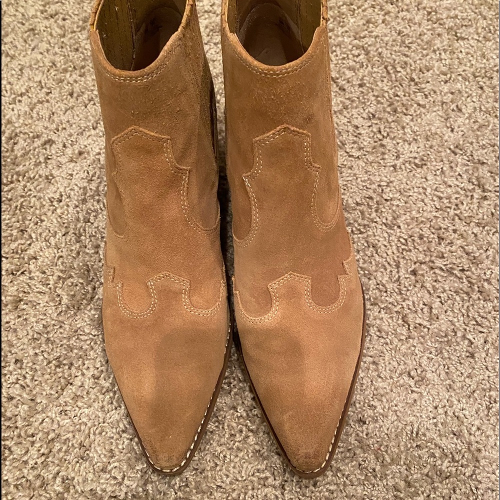 Sam Edelman western suede bootie
